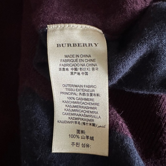 Burberry Brit Cashmere Sweater - Large - Picture 2 of 2